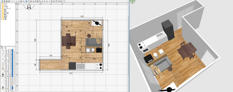 おすすめの3Dパース作成ソフト Sweet HOME 3D
