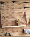 leather wall bracket(2本セット) 本革、オイルレザー、ニッケルメッキ 日本 EPISO 福井